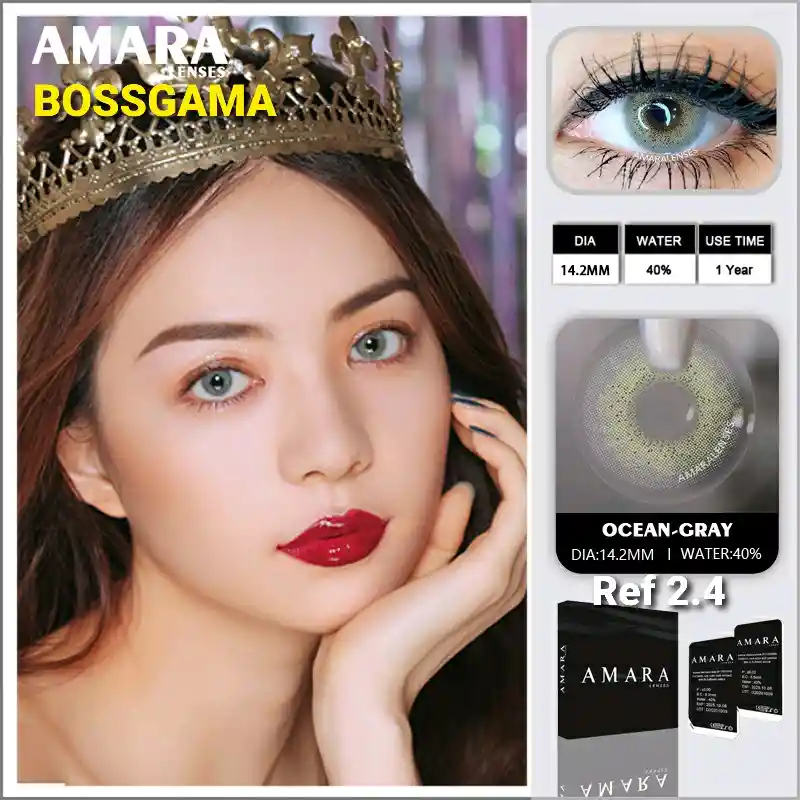 Lentes De Contacto Ocean Gray