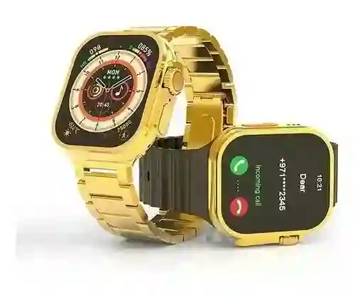 Smartwatch X8 Ultra Max Golden Edition + Pulso Negro Original Wo