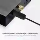 Cable De Audio Fibra Optica Digital Negro De 1,5 Metros
