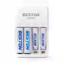 Bateria Beston Recargable Bst - C8006b Aa X2 + Aaa X2