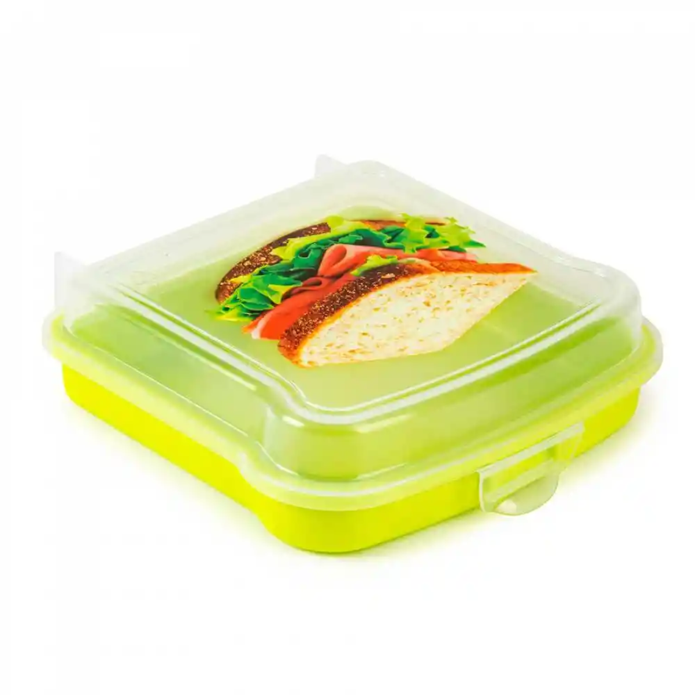 Recipiente Porta Sandwiches Plasticforte