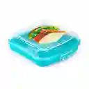 Recipiente Porta Sandwiches Plasticforte