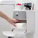 Dispensador De Papel Higenico Con Cajon Organizador De Baño