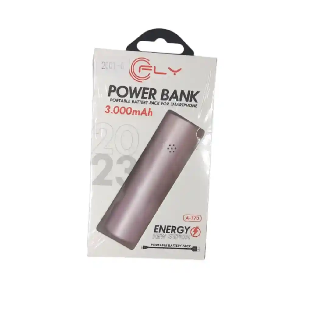 Power Bank 3.000 Mah, Portatil, Carga Rapida Rosado