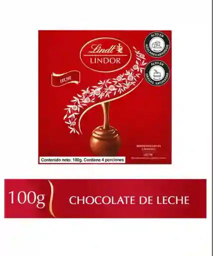 Lindt Lindor Bombones De Chocolate Con Leche Y Relleno Cremoso