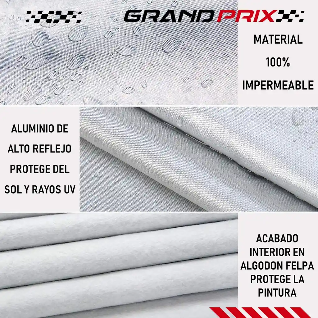 Pijama Carpa Carro Suv Premium Grandprix Impermeable Felpa