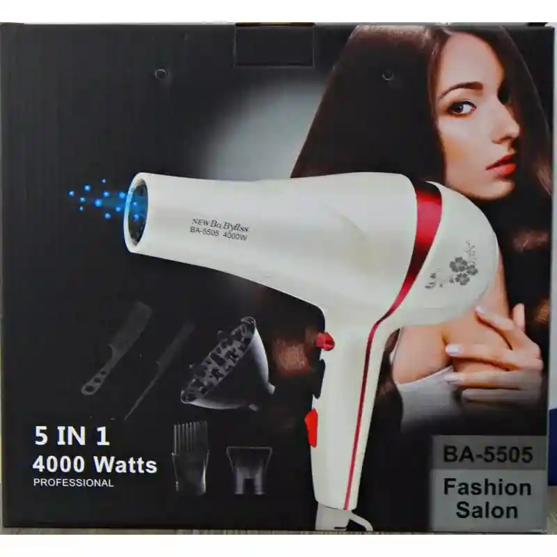 Secador 5 En 1 Newbabyllss 4.000 Watts (blanco Perlado)