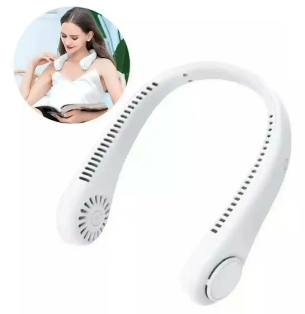 Mini Ventilador De Cuello Colgante Portátil Recargable