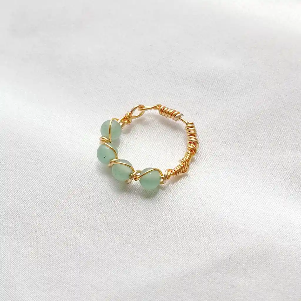 Anillo Cuarzo Jade