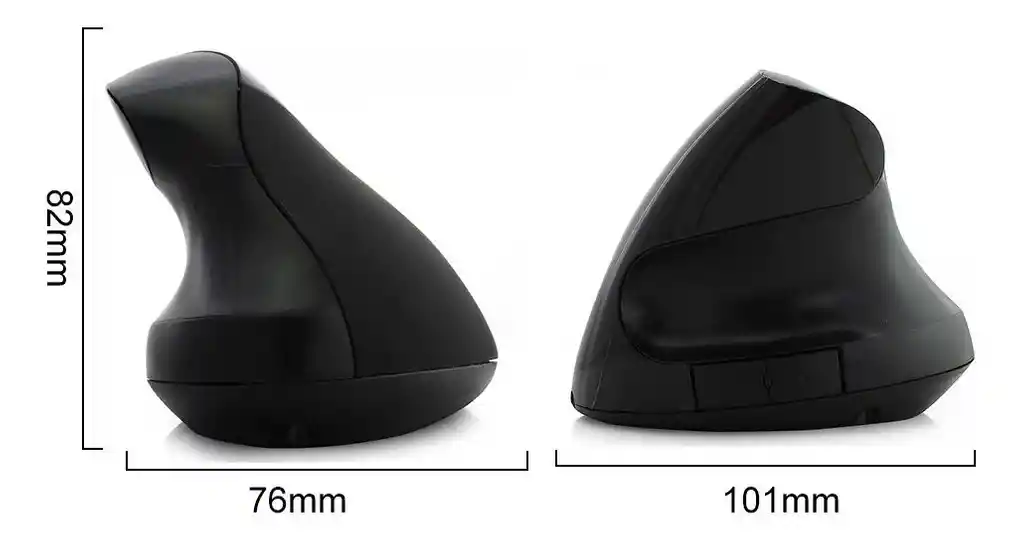 Mouse 5d Vertical Ergonómico Cable Túnel Carpiano Óptico