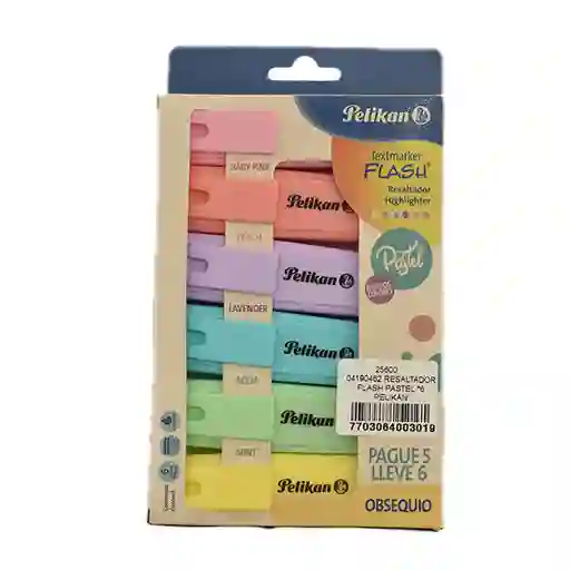 Resaltadores Pasteles Pelikan X6und
