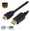 Cable Convertidor De Displayport A Hdmi 4k 2k 1.8 Metros