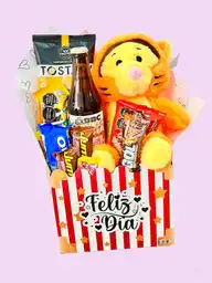 Regalo Especial Con Peluche De Tigger Café, Cerveza, Galletas Y Mas - Feliz Dia De La Madre - Regalo Feliz Dia