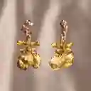 Aretes Saucos Orquídea Dama Danzante