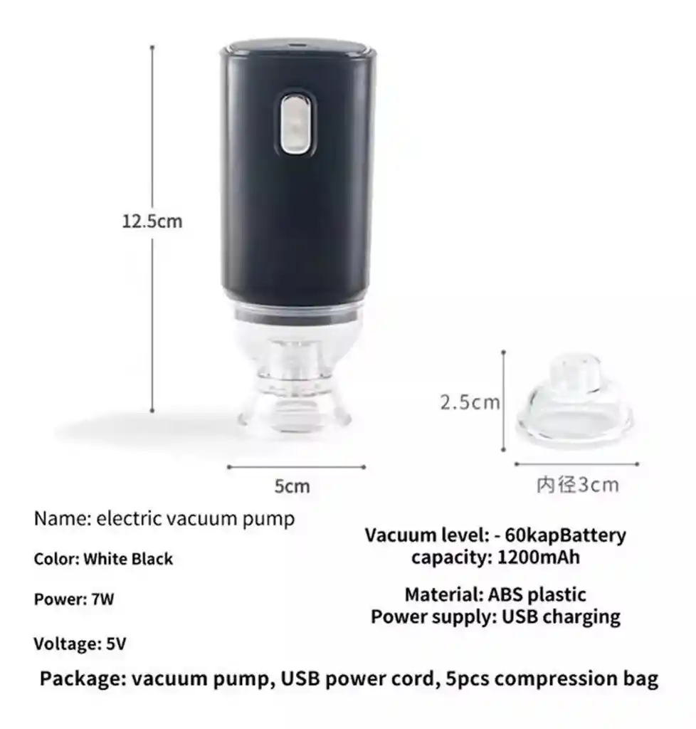 Empacadora Al Vacío Portátil Recargable