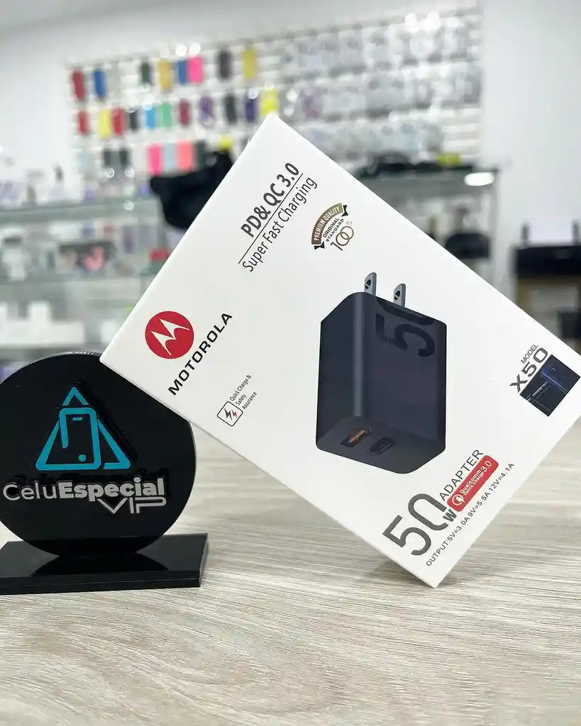 Cargador Motorola 50w Tipo C A Tipo C