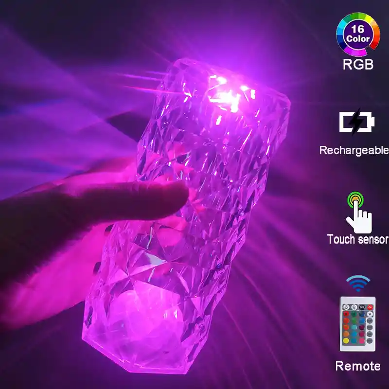 Lámpara Led Rgb Multicolor Ambiental Con Opción De Control