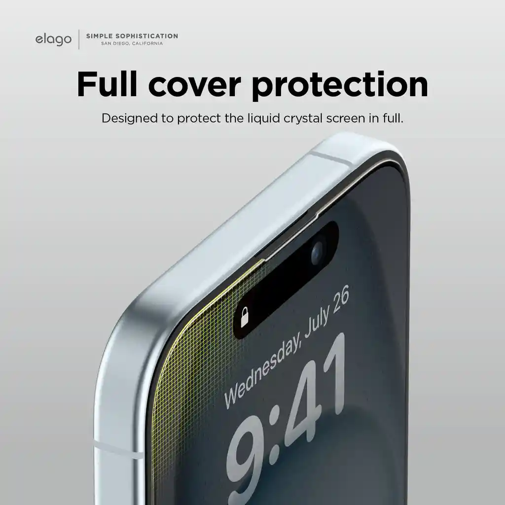 Elago Vidrio Templado Para Iphone 15 Pro En Transparente