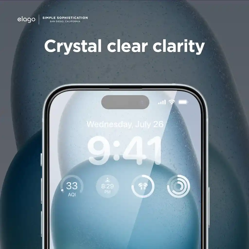 Elago Vidrio Templado Para Iphone 15 Pro En Transparente