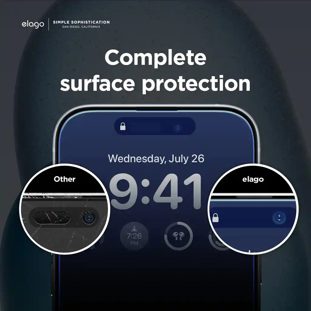 Elago Vidrio Templado Para Iphone 15 Pro En Transparente