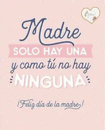 Tarjeta Día De La Madre Rosada