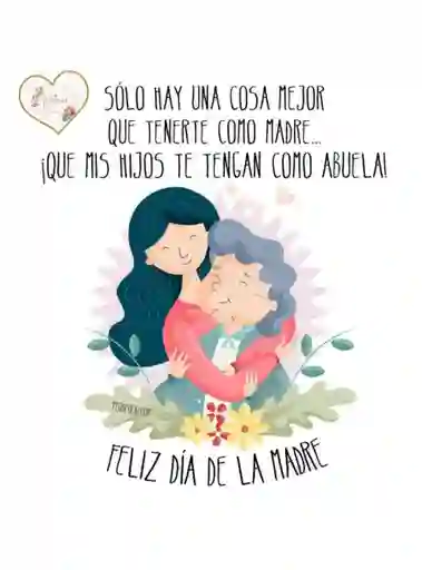 Tarjeta Feliz Día De La Madre Abuela
