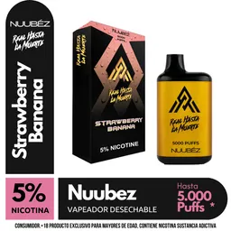 Vap Nuubez Strawberry Banana 5000 Pf 5%