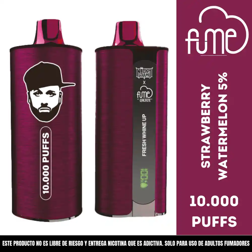 Vapfume Nicky Jam Fresh Wine Up 10000 Pf 5%