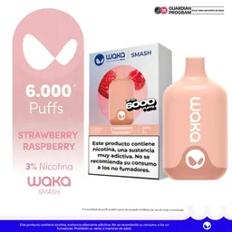 Vap Waka Strawberry Raspberry 6000 Pf 3%