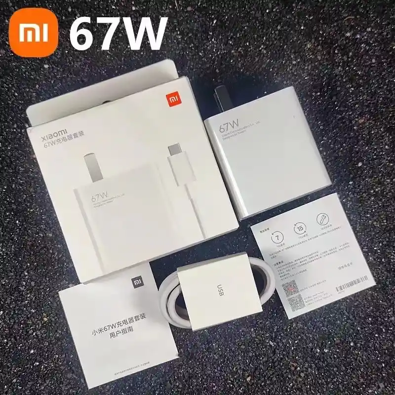 67w Cargador Xiaomi 100% Original (turbo )