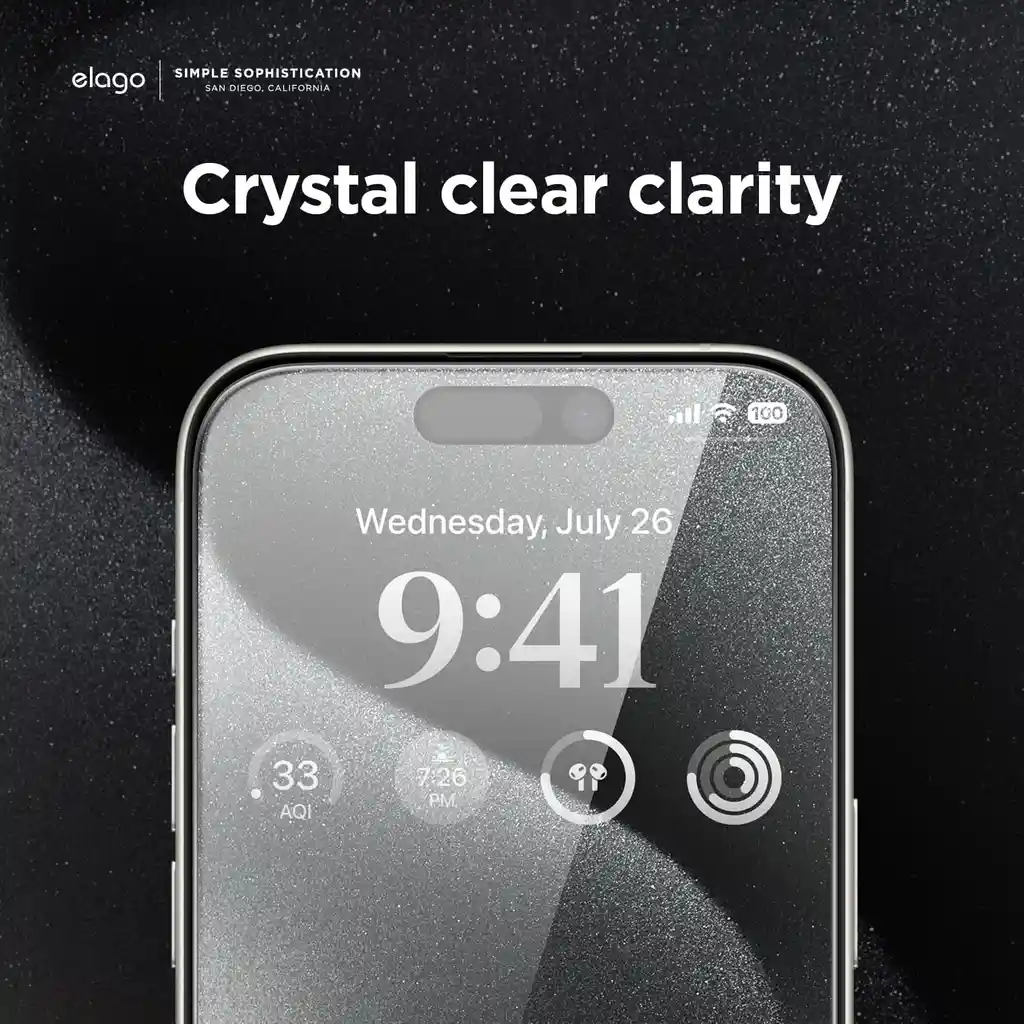 Elago Vidrio Templado Para Iphone 15 Pro De Privacidad