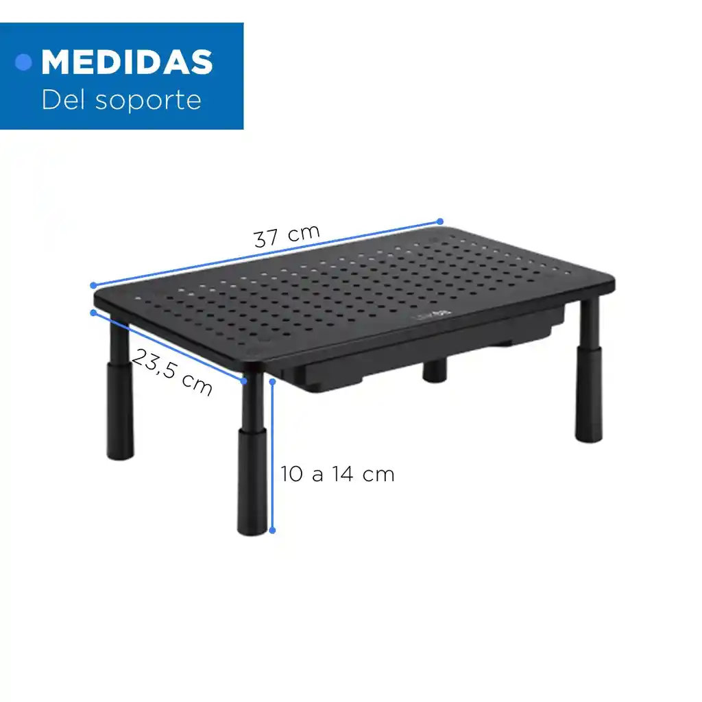 Soporte Mesa Elevadora Para Monitor Altura Ajustable Linkon