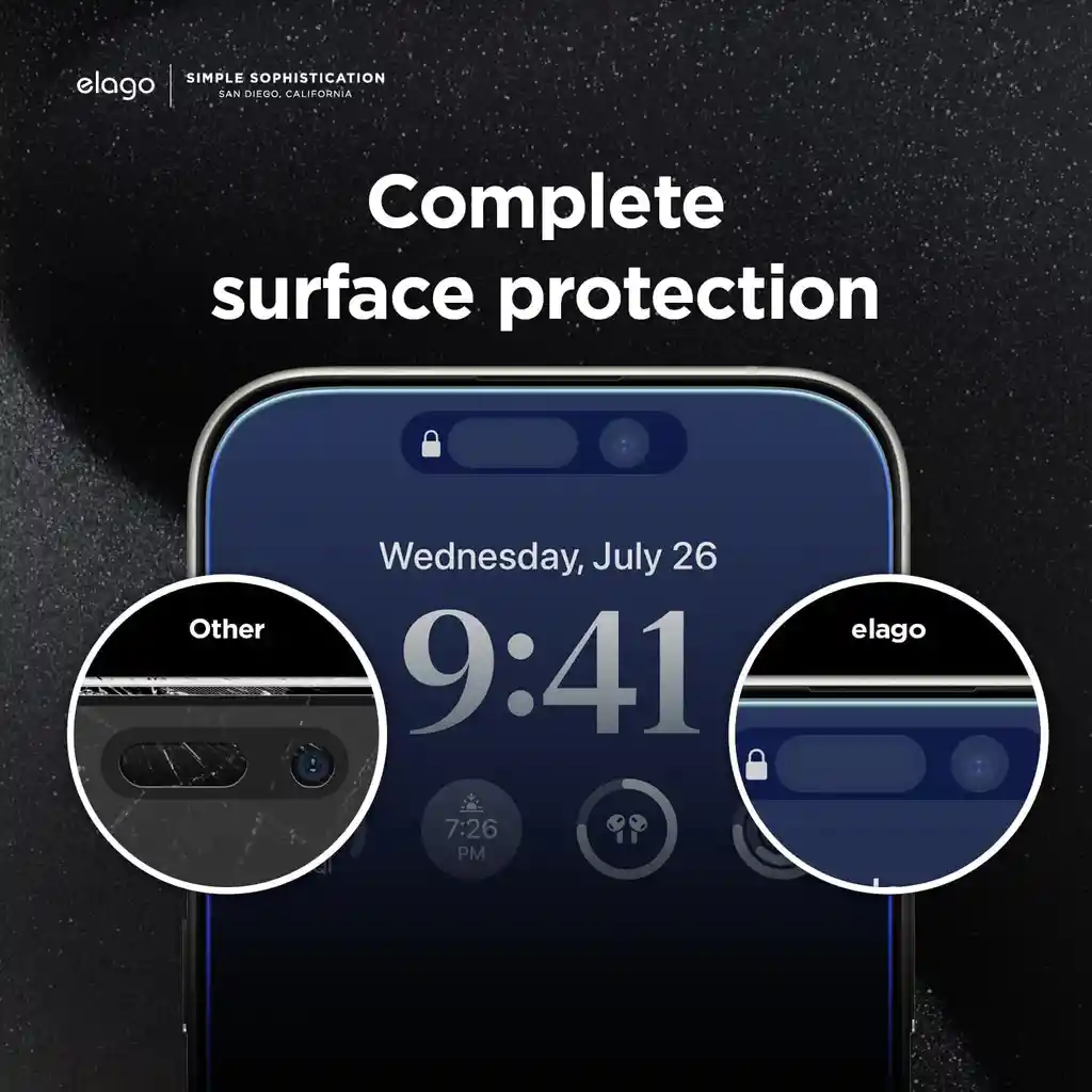 Elago Vidrio Templado Para Iphone 15 Pro Max De Privacidad