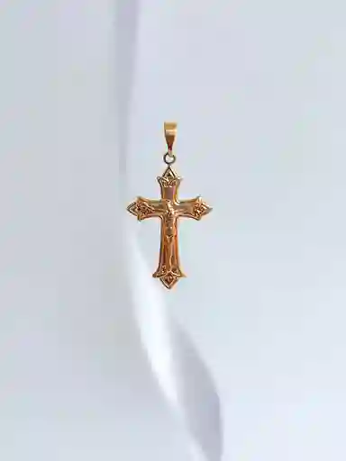 Dije Cristo Puntas Diamante