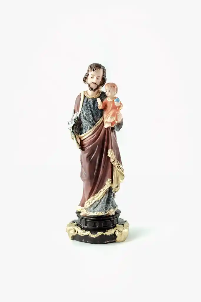 Estatuilla San José Y Jesús Mediana