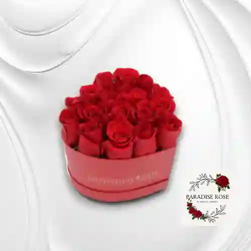 Caja De Rosas Verdadero Amor