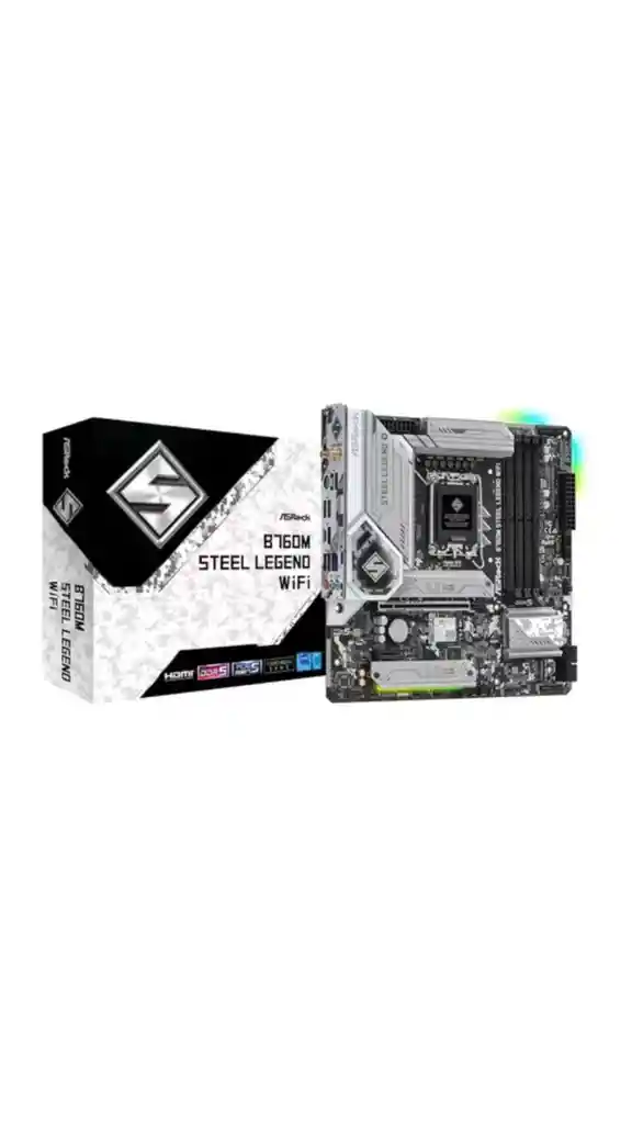 B Asrock B760m Steel Legend Wifi Ddr5 Lga 1700 13th