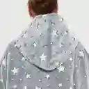 Abrigo Cobija Luminosa De Felpa Con Estampado De Estrellas