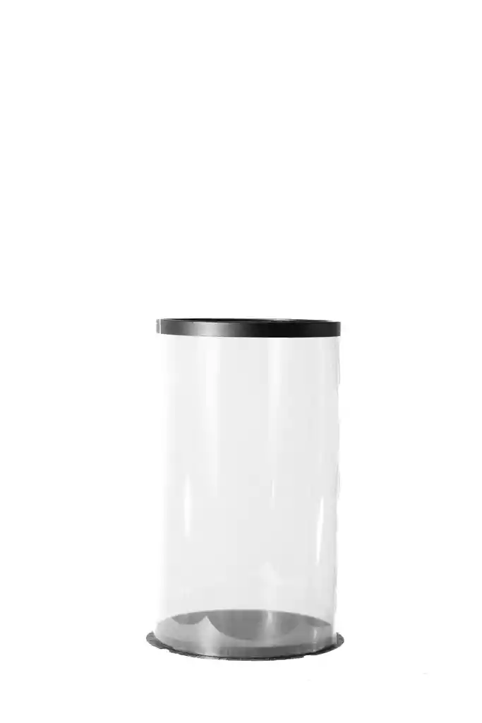 Caja De Regalo En Acetato Cilíndrico Grande