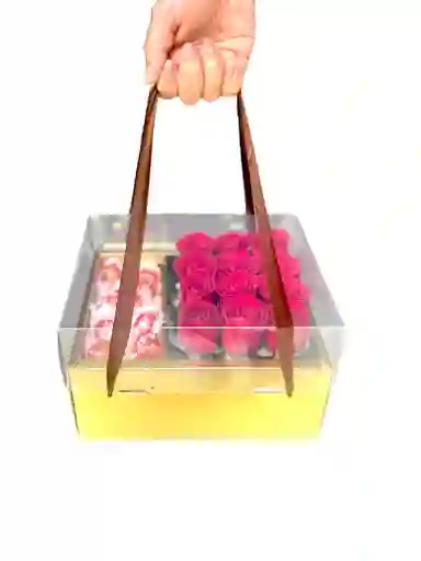 Caja Luxury Con Chocolates Lindt