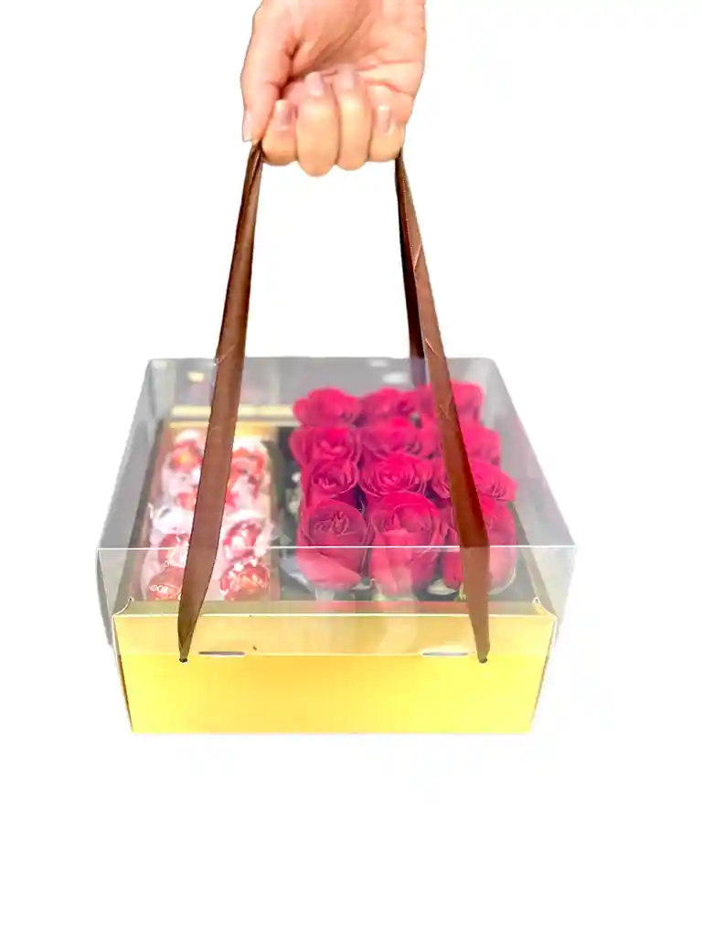 Caja Luxury Con Chocolates Lindt