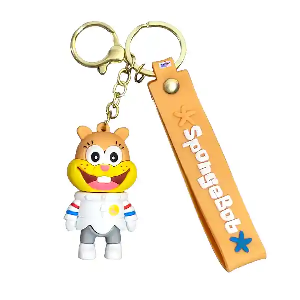 Llavero Silicona 3d Arenita Bob Esponja