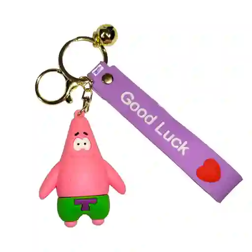Llavero Silicona 3d Patricio Bob Esponja