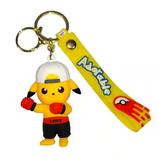 Llavero Silicona 3d Pikachu 1