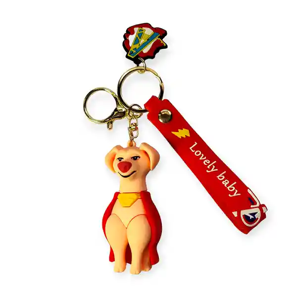 Llavero Silicona 3d Krypto Super Perro