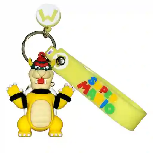 Llavero Silicona 3d Bowser Super Mario
