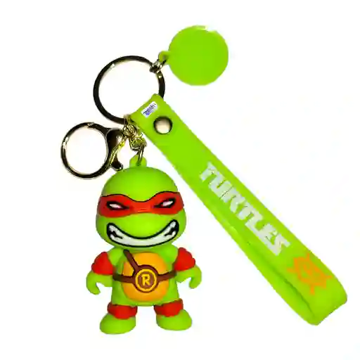 Llavero Silicona 3d Raphael Tortugas Ninja