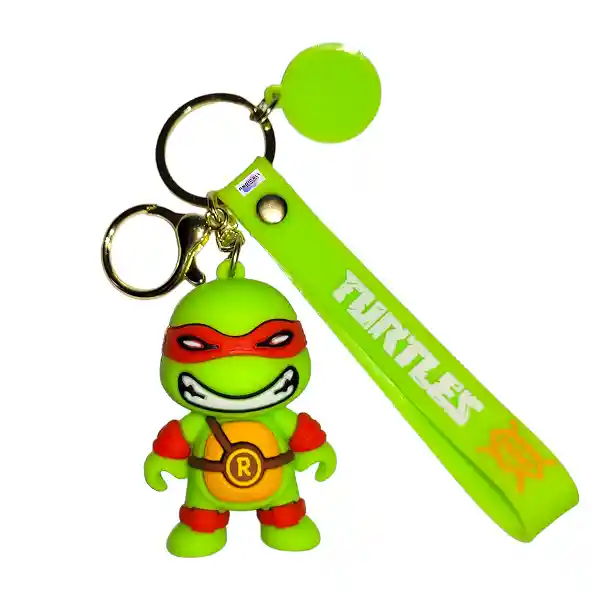 Llavero Silicona 3d Raphael Tortugas Ninja