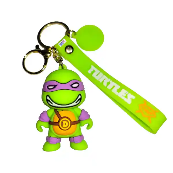 Llavero Silicona 3d Donatello Tortugas Ninja