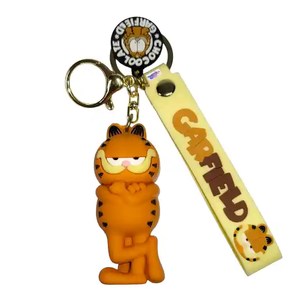Llavero Silicona 3d Garfield